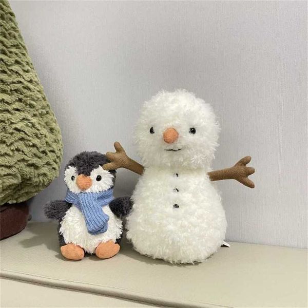 Christmas Gift 50% Peanut Scarf Penguin Plush Toy Doll Cute Gift JE Black Friday sale