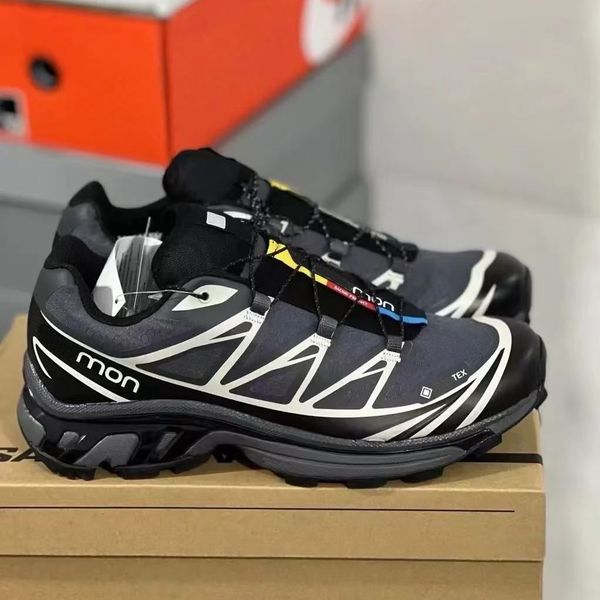 

Designer Outdoor Hiking Xt6 shoes men women XA-PRO-3D XT XT-Q Quest Triple Black Silver Metallic White Lunar Rock monument Wren Kangaroo Sneakers, Red