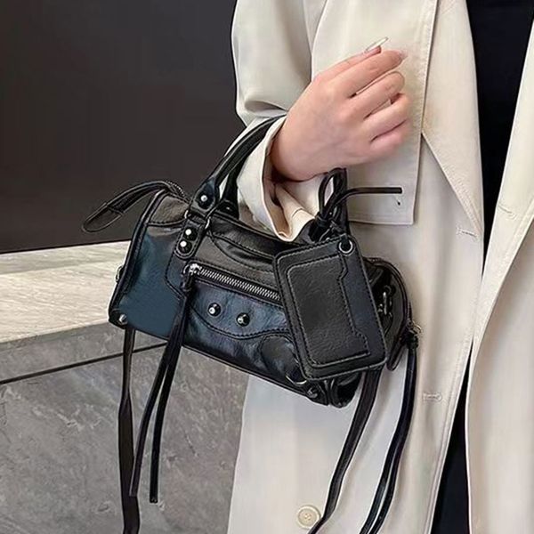 

Shoulder Bags for Women Luxury Handbags Sets Designer 2pcs/set Composite Bags Female Messenger Crossbody Bag FS060-4, Black
