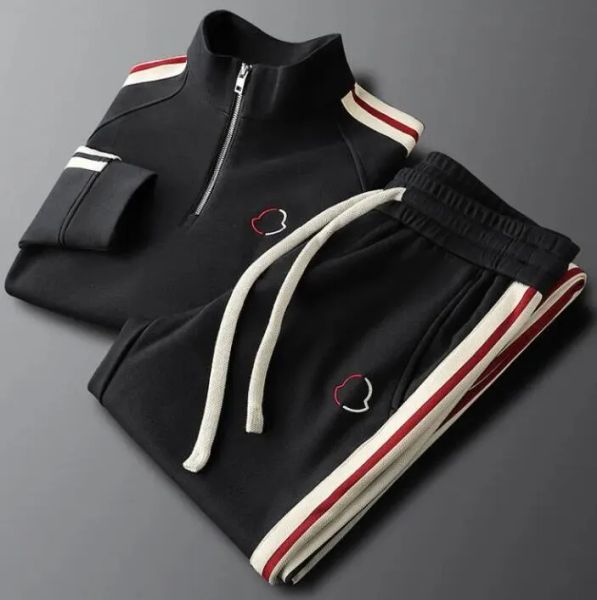 

Men's tracksuit Casual Fashionable Designer hoodie Autumn Winter coat Sportswear Two Piece Set Jacket Sweatpants Brand Clothing Sweatsuit Sport Outdoor Suit, Blue