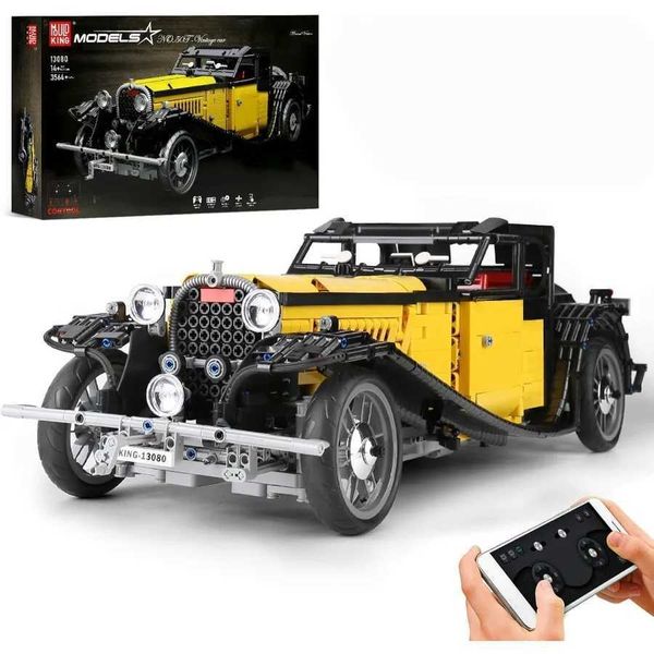 Vintage Car Technique Building Block Kits MOC Racing Car Model Toy Vehicle Gifts for Kid Age 8Adult3564 PiecesDyanamic Ver L251025TZ9G
