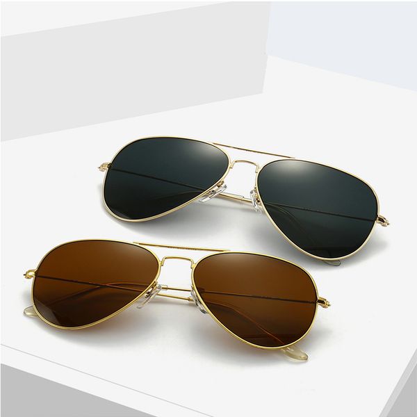 

Classic Brand Retro Sunglasses Luxury Designer Eyewear Metal Frame Designers Sunglasses glass lenses With box
