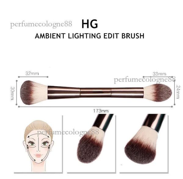 

Cosmetics makeup HG AMBIENT LIGHTING EDIT Makeup Brush DUAL-ENDED PERFECTION Powder Highlighter Blush Bronzer Cosmetics Tools