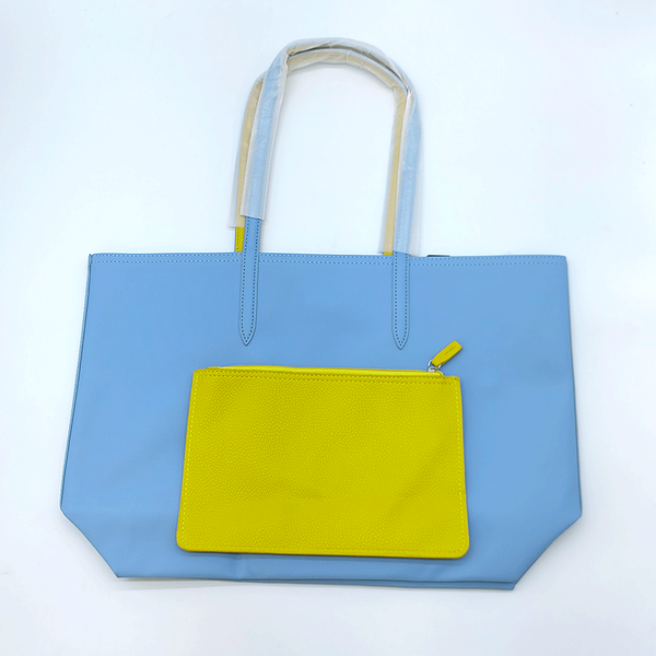 

Classic women's double-sided crocodile tote bag, large capacity shoulder bag, high-quality versatile handbag, shopping bag, Peach