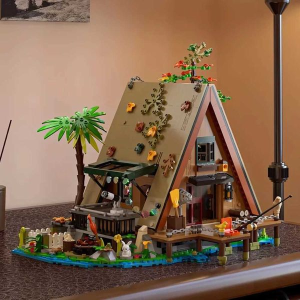 1486PCS 1108PCS Forest House building blocks with LED light Tree Cabin Display Bricks Set Kit for Nature Lovers Adults Kids L251028