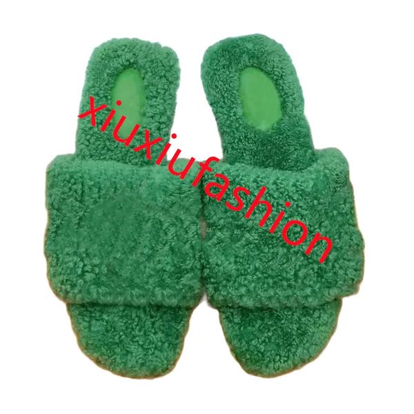 

with box 2025 womens designer cotton slippers slides winter fashion sandals men women slipper slide size 35-42, Blue