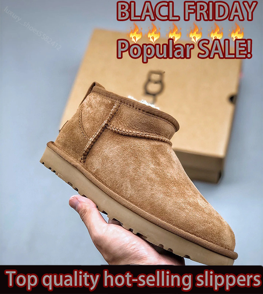 

Designer Classic Ultra Mini Boots Snow Micro Boot Platform Short Women Men Fur Sheepskin Tasman Chestnut Sand Mustard Seed Boot Top quality hot-selling products, Red