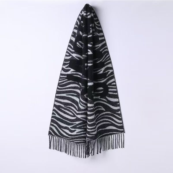 

Designer Scarf Wool Fringe Scarf Cashmere Thick Shawl Thickened Warm Scarf 100% Virgin Wool Autumn WinterScarfs 35x180cm
