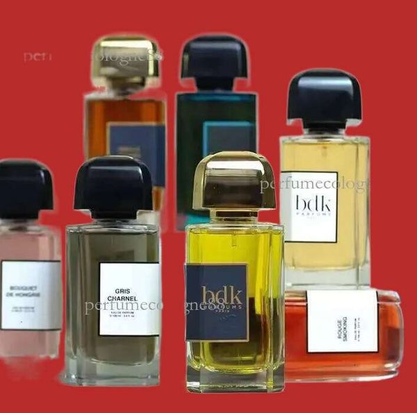 

BDK 2 Parfum perfume Tabac Rose Rouge Smoking Tubereuse Imperial Veet Tonka Perfume Fragrance 3.4oz Long Lasting Smell EDP Paris Man Women Cologne Spray Top