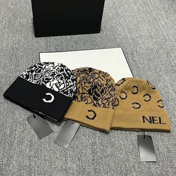 

Designer Beanies Men and Woman Wool Bonnet Luxury Warm Hats Letter Soft Cashmere Street Double Layer Beanie High Quality Christmas Gift, 11#