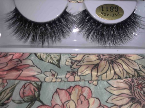 3D Natural False Eyelashes 100% Real Siberian Mink Hair Strip ...