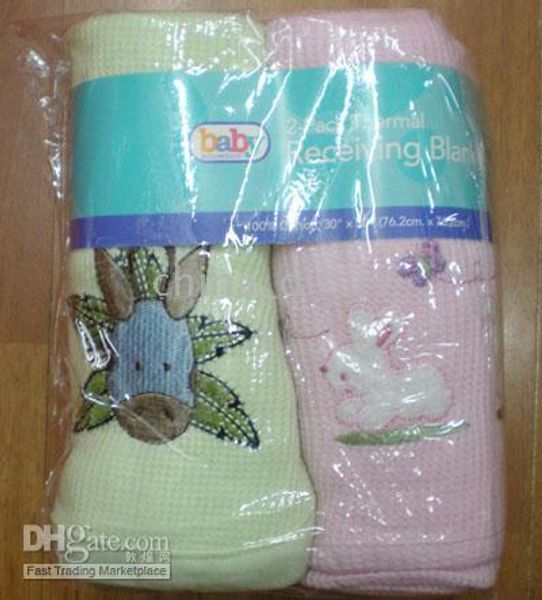 

baby receiving blankets baby blanket 2pcs each bag 11bags/lot