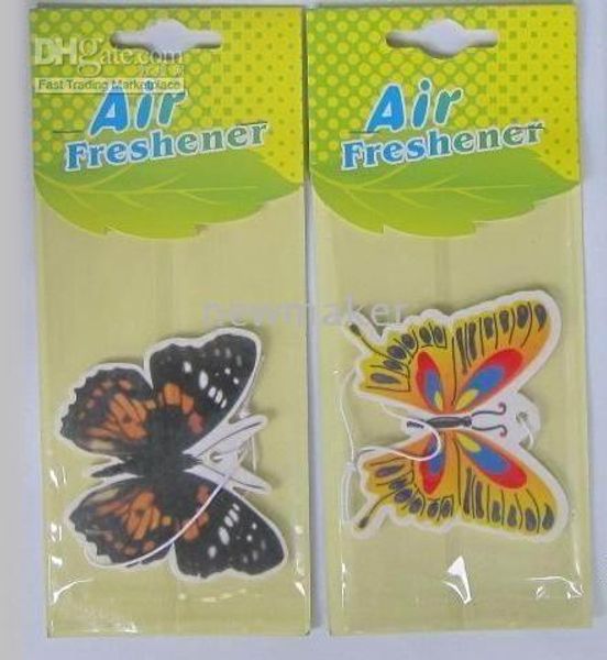 

paper air freshener butterfly for car 1000pcs/lot
