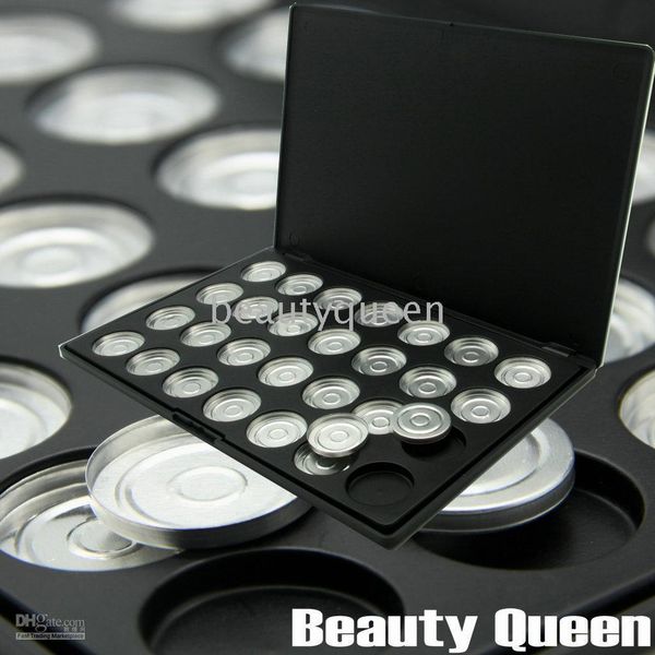 

wholesale 5 sets lot new 28 pcs 26mm empty eyeshadow palette with removable pans size - no magnetic