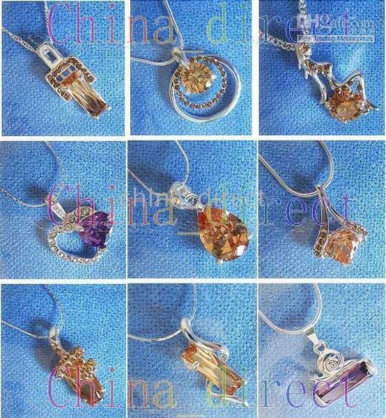 

charm necklace chain pendant fashion jewelry necklace 20 pcs/lot new, Silver