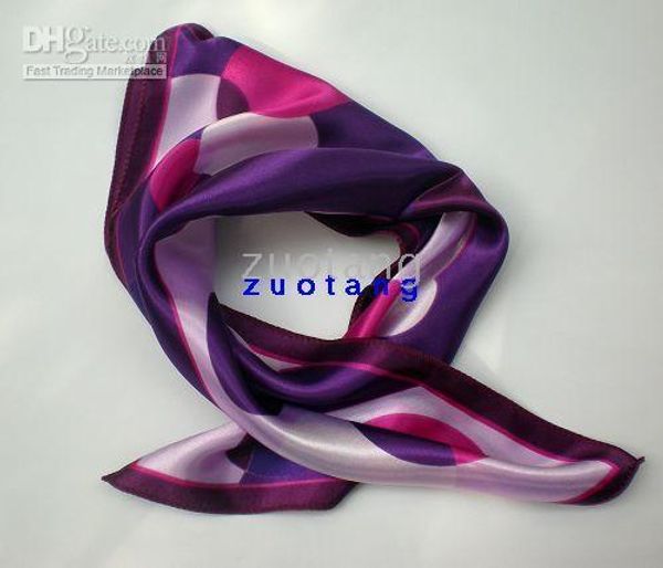 

purple square silk scarves fashion new women imitate silk scarf 20%discount china shawls 20pcs free, Blue;gray