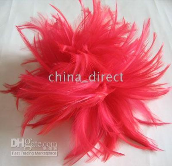 

flower feathers pin brooch hair clip 30pcs/lot perfect design, Golden;silver