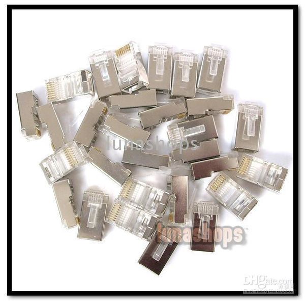 

rj45 shielded plug cat5 rj-45 connector network utp adapter high quality