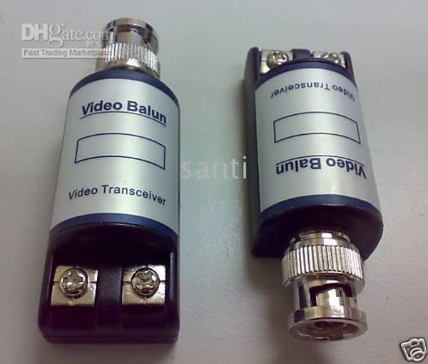 

cctv system twisted video balun passive transceivers dvr camera bnc cat5 utp security