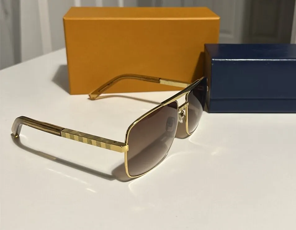 

fashion luxury classic 0259 sunglasses for men metal square gold frame uv400 designer vintage style attitude sunglasses protection eyewear w, White;black