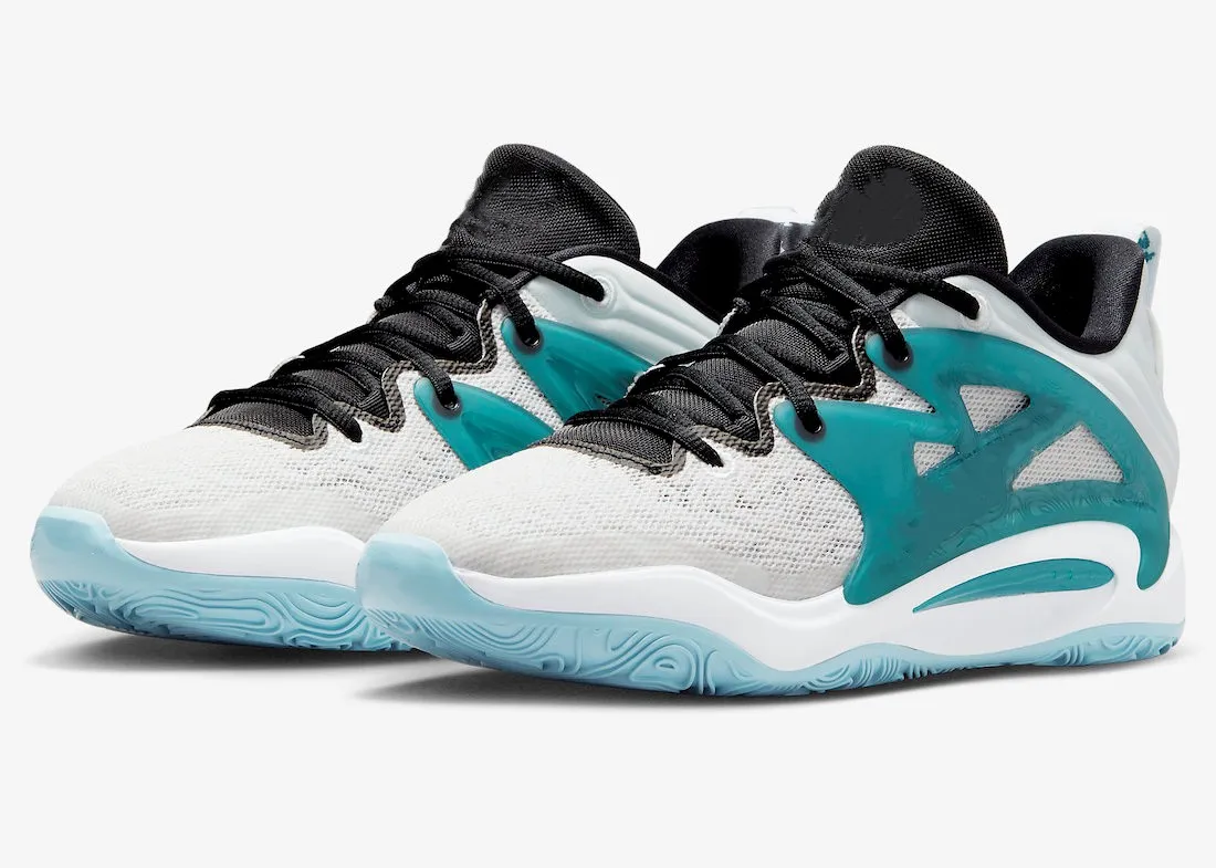

kd 15 geode teal basketball shoes with box grade school men women aunt pearl sneakers sports shoes size us4-us12
