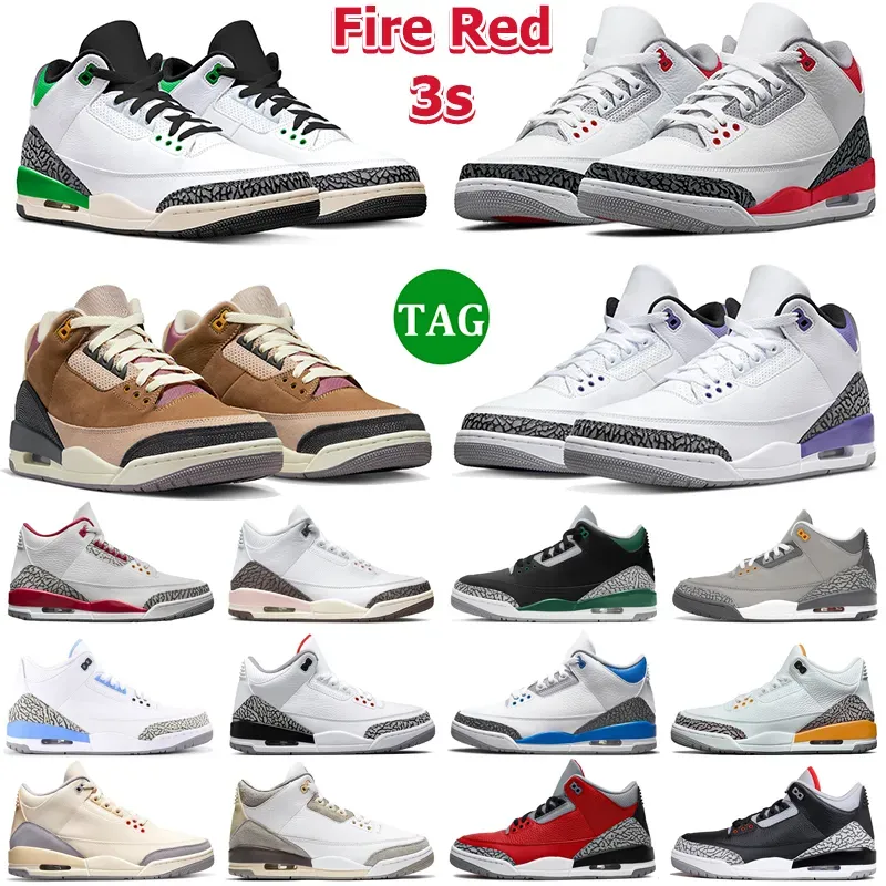 

jumpman 3 3s mens basketball shoes retros fire red neapolitan dark iris mocha muslin kumquat cardinal red black cement racer blue fragment u
