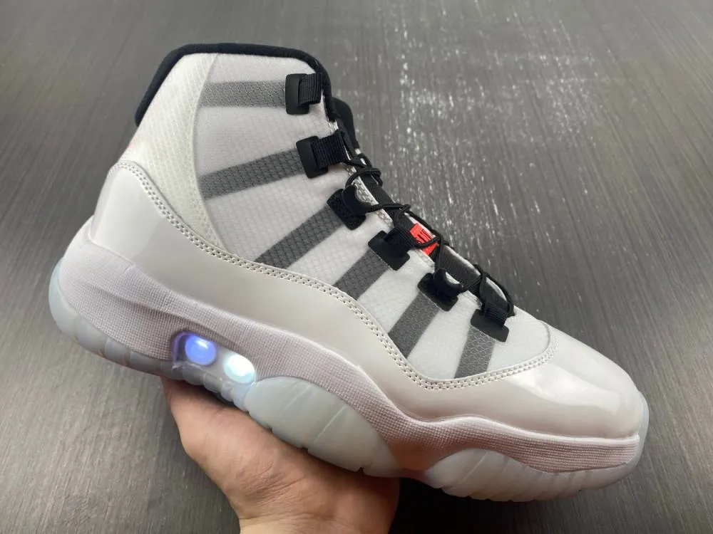 

with box 11 adapt basketball shoes men white multicolor 11s sneaker, Black