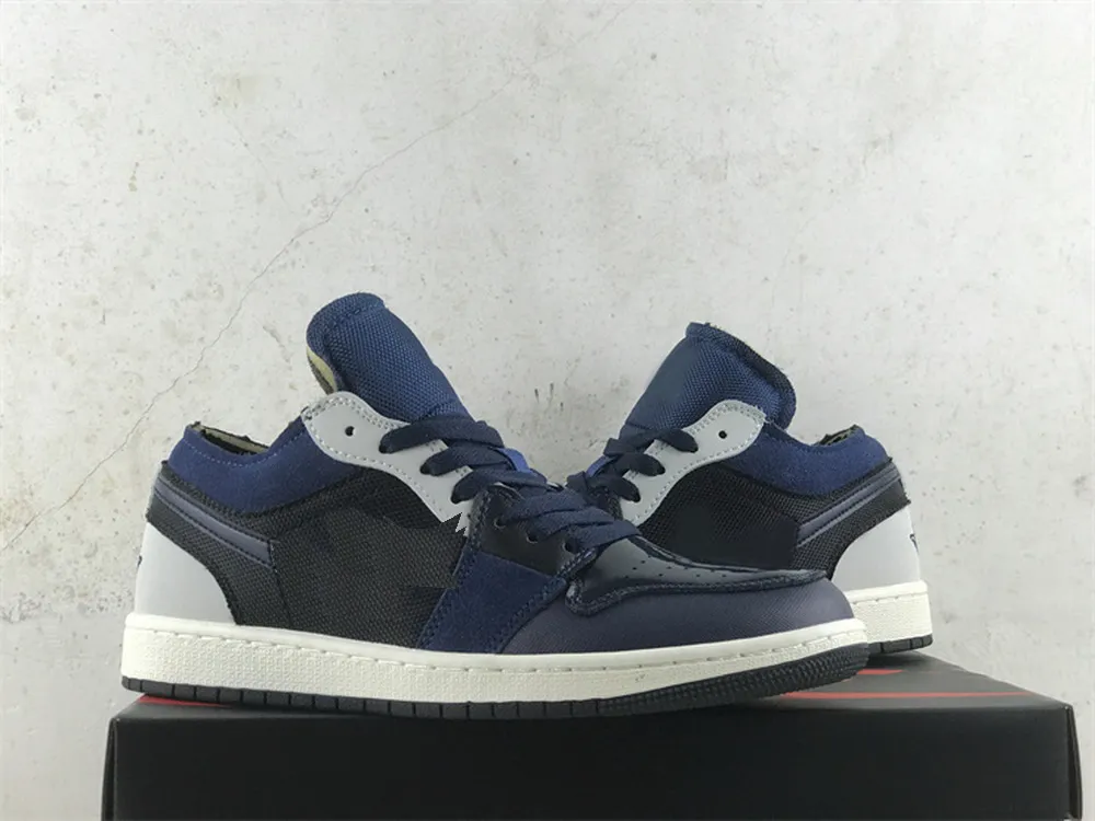 

designer 1 1s mens basketball shoes low se craft obsidian ashen slate french blue sail men women trainers sports sneakers