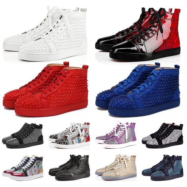 basket louboutin blanche