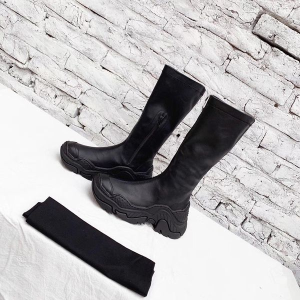 bottes cuir femme soldes