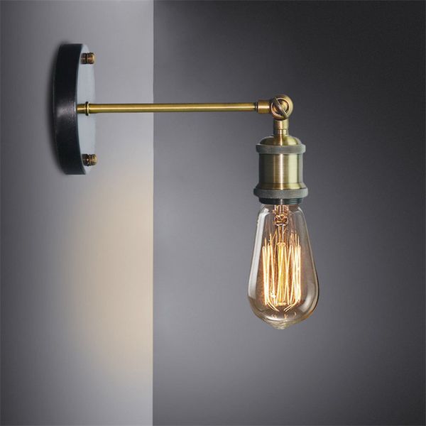 Industrielle Steampunk Wand Lampe Retro Leicht Rustikal Vintage Rohr Lighting