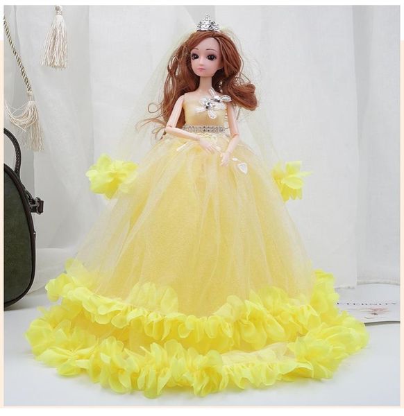 Fashion Outfit Dress Winter Party Gown for Barbie Dolls Clothes X-mas Gift Girls