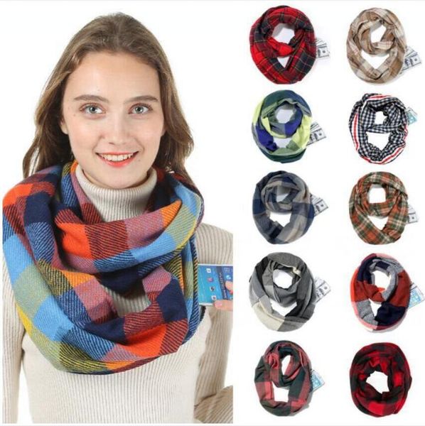 echarpe tartan rouge