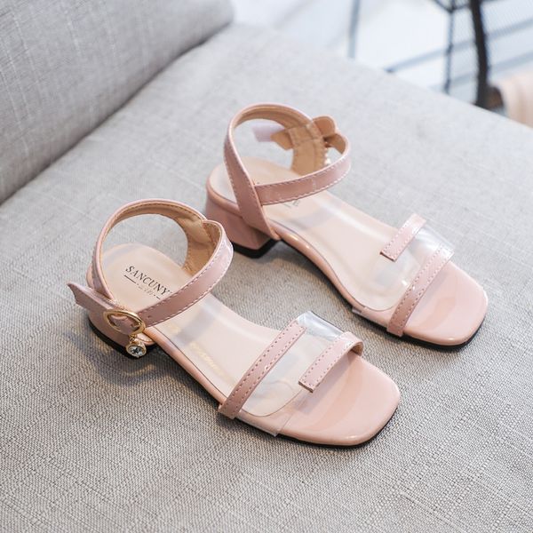 girls leather sandals size 12