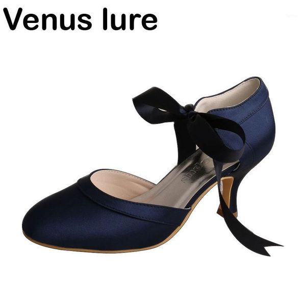 chaussure mariage bleu marine femme