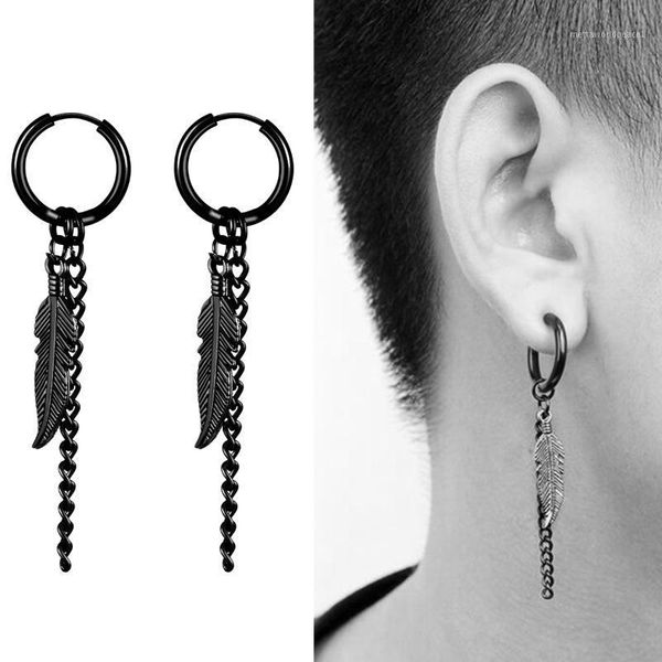 Rabatt Männer Ohrringe Schwarz Edelstahl 2021 Im Angebot Auf De Dhgate Com