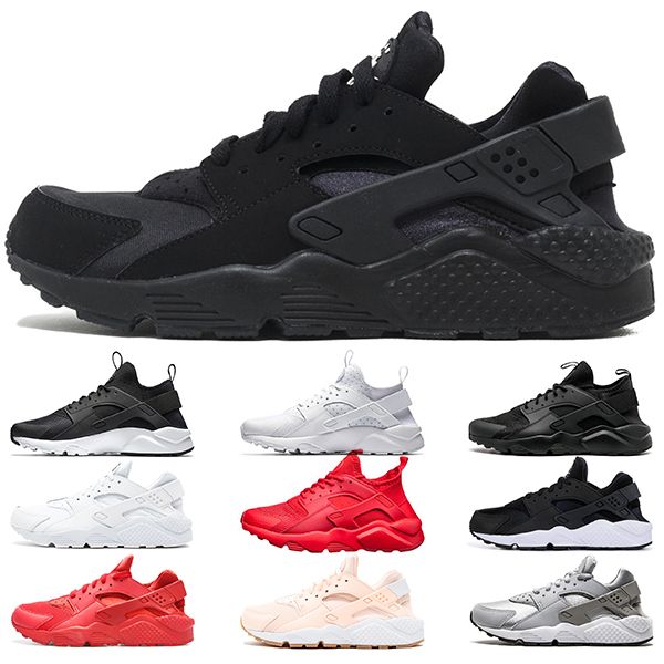 black and hot pink huaraches