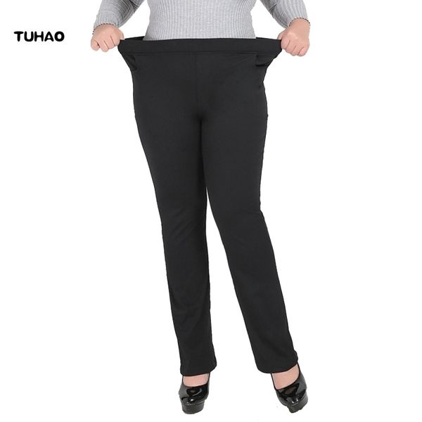 women's plus size black work pants