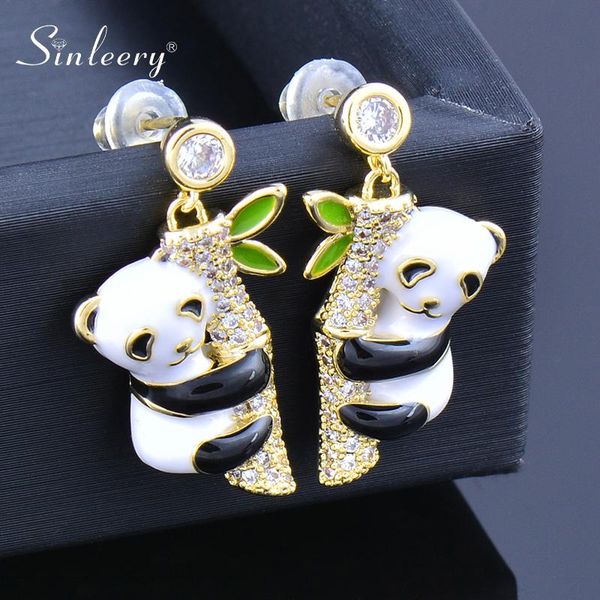 Holibanna Panda Ohrringe Sterling Silber S925 Cartoon Tier Ohr Ohrstecker f/ür Frauen Schmuck Geschenk 1 Paar