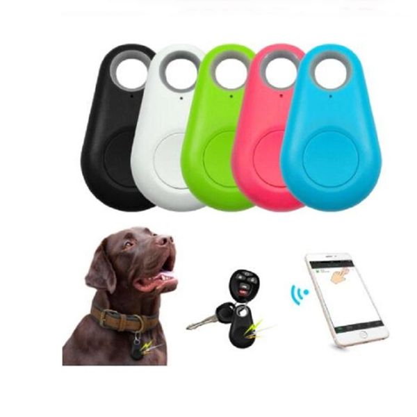 2 pcs Black+Blue 2 pcs Black+Blue GPS Tracker Collar Bluetooth Dog cat Key Wallet Bag Child Anti-Lost Child Tracker pet Smart Mini Waterproof Finder Wearable Device Selfie Shutter Tracking Device