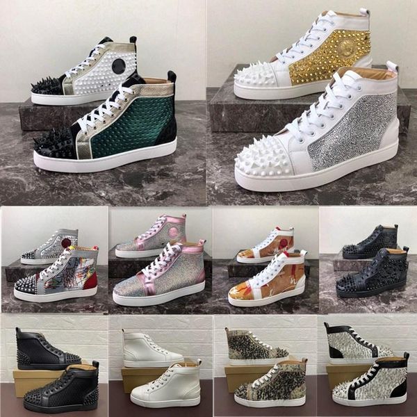 basket louboutin blanche