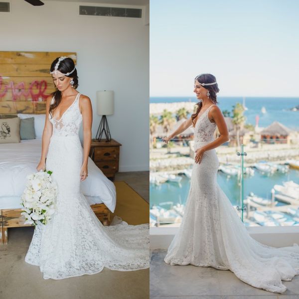 robe mariee sirene dos nu
