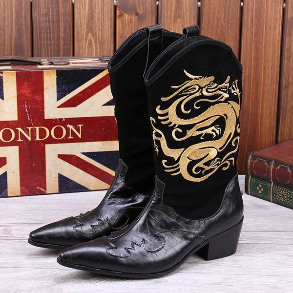 boots mi mollet homme