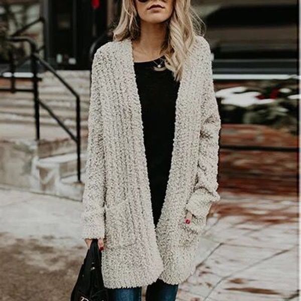 big white cardigan