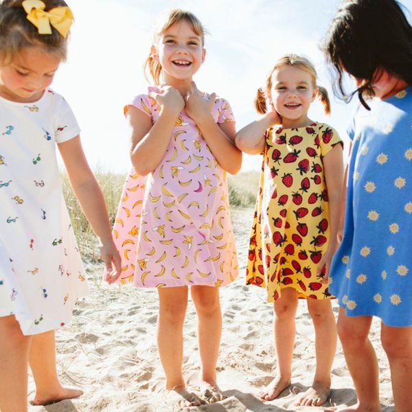 Toddler Baby Kids Girls Strawberry Ruched Dress Princess Dresses Clothes