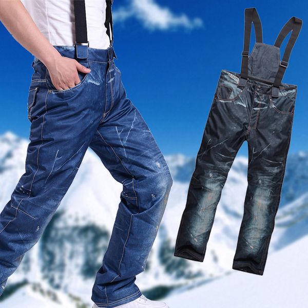 jean snow pants