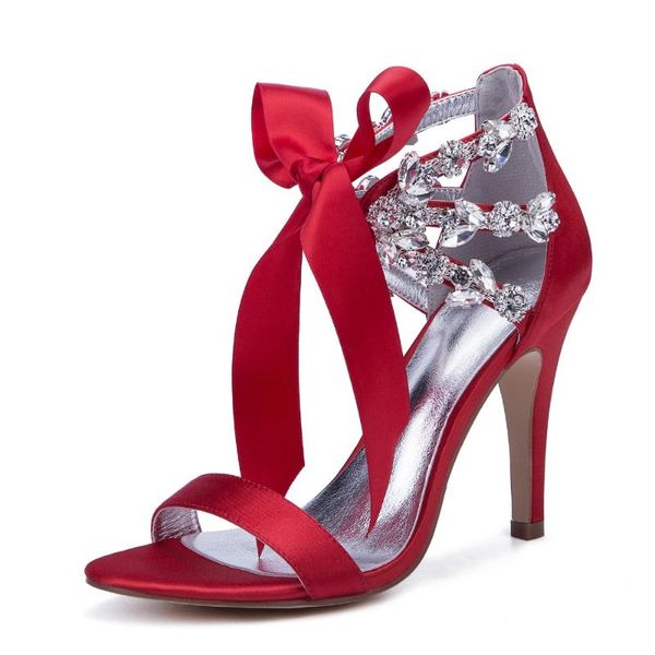 burgundy bridal heels