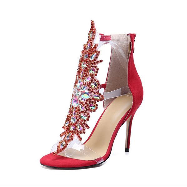 sandale avec diamant