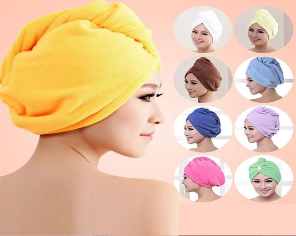 Microfibre de 6025 cm después de la ducha, secado, envoltura para mujer, chicas, chicas, toalla, captura seca para el cabello seco, turbante para la cabeza de la cabeza.