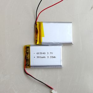 Batterie Li polymère 603048, 3.7V, 900mAh, lithium lipo, pour GPS